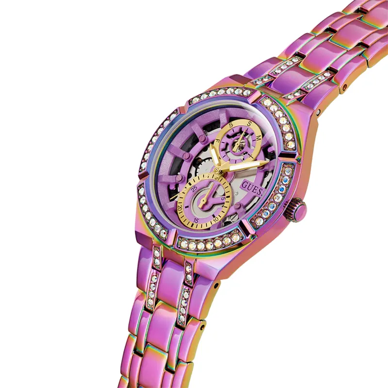 GUESS Ladies Iridescent Multi-function Watch- GW0604L4